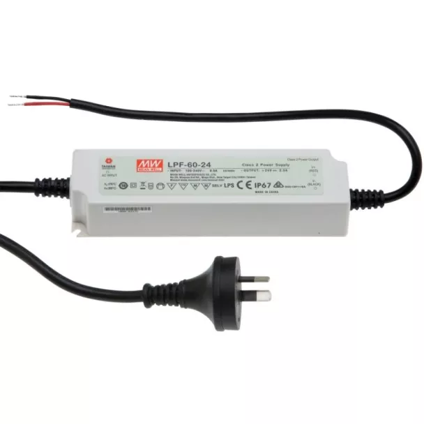 Driver LED Meanwell PLC-30-20 30W 20V 1.5A avec protection intégrée